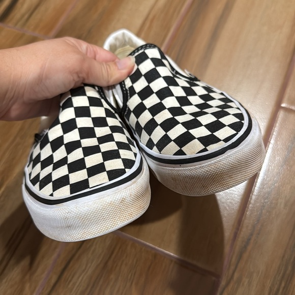 Classic Checkerboard Slip Ons - Picture 9 of 9